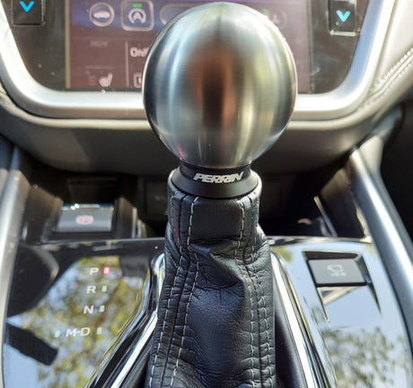 Perrin Weighted Ball Brushed Stainless Steel Shift Knob CVT Transmission (PSP-INR-141-3) | Subaru WRX 2022-2025 / Outback XT 2020-2025 / Legacy XT 2020-2025 / Outback Wilderness 2022-2025