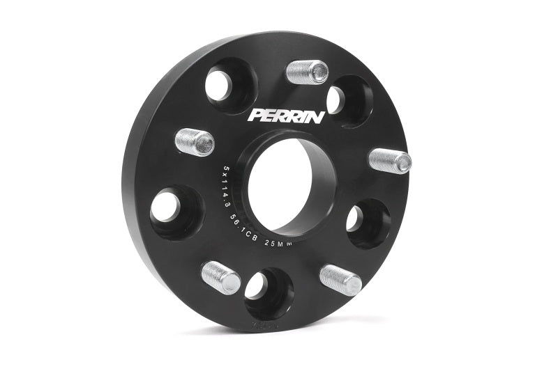 PERRIN Subaru 25mm Wheel Spacers 5x114.3 BP w/56mm Hub - Black