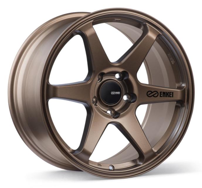 Enkei T6R 18x9.5 5x114.3 38mm Offset 72.6mm Bore Copper Wheel | 539-895-6538ZP