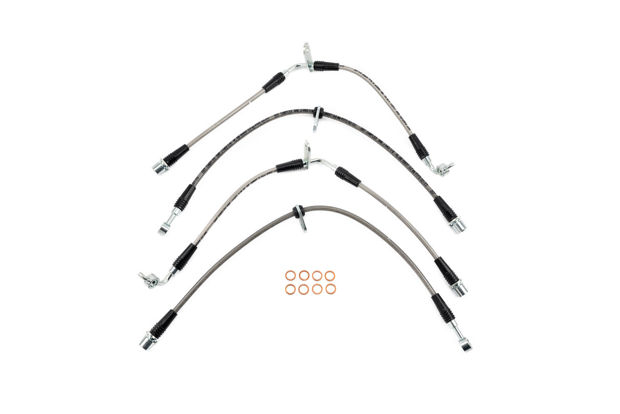 AMS Performance Stainless Steel Brake Lines Front And Rear Subaru 2022-2024 WRX | AMS.50.01.0001-1