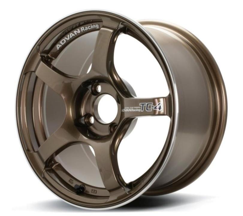 Advan TC4 18x9.5 5x114.3 45mm Offset Umber Bronze And Ring Wheel | YAD8J45EUAR