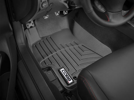COBB Front and Rear FloorLiner by WeatherTech Black (WT44166-1-2) | Subaru WRX 2008-2014 / STI 2008-2014