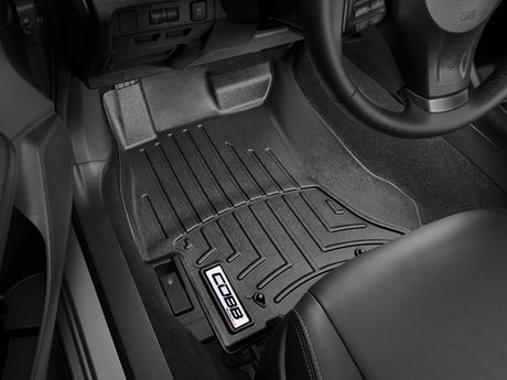 COBB Front and Rear FloorLiner by WeatherTech Black (WT444391-444392) | Subaru WRX 2015-2021 / STI 2015-2021