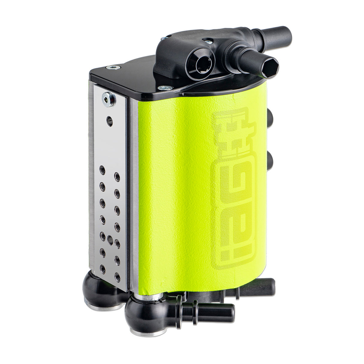 IAG Performance Air / Oil Separator (AOS) Neon Yellow Subaru 2015-2021 WRX / 2014-2018 Forester XT | IAG-ENG-7187NY