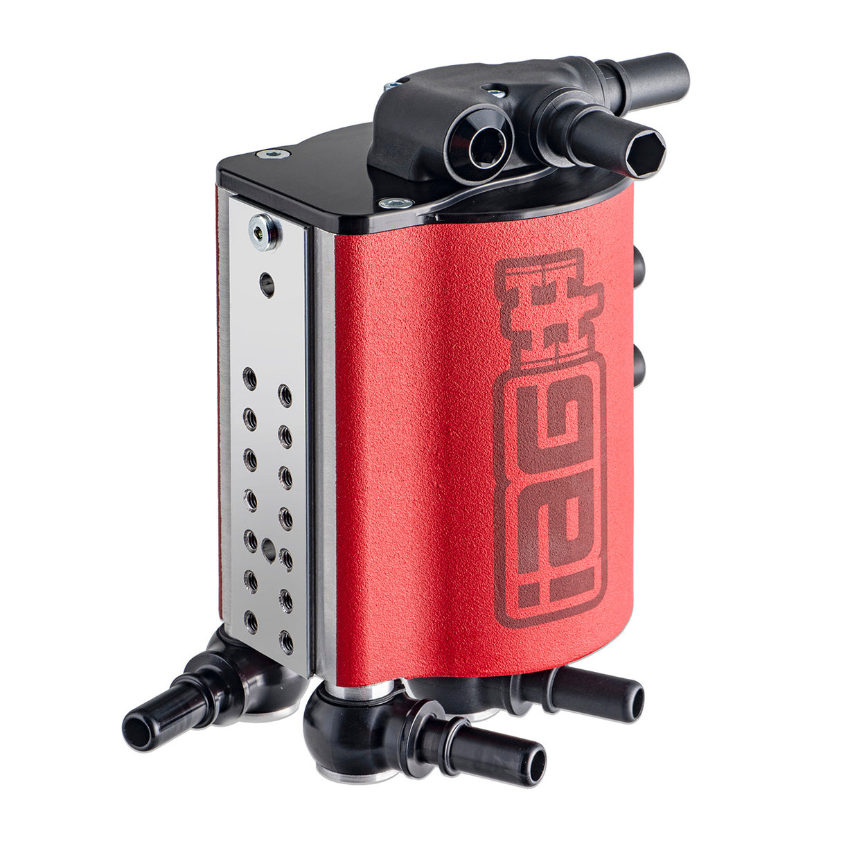 IAG Performance Air / Oil Separator (AOS) Red Subaru 2015-2021 WRX / 2014-2018 Forester XT | IAG-ENG-7187RD