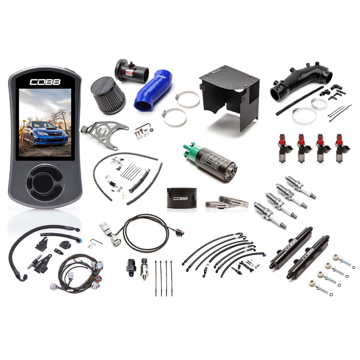 COBB NexGen Stage 2+ Flex Fuel Power Package Blue Subaru 2008-2014 STI | SUB003NG2S1FF-BL