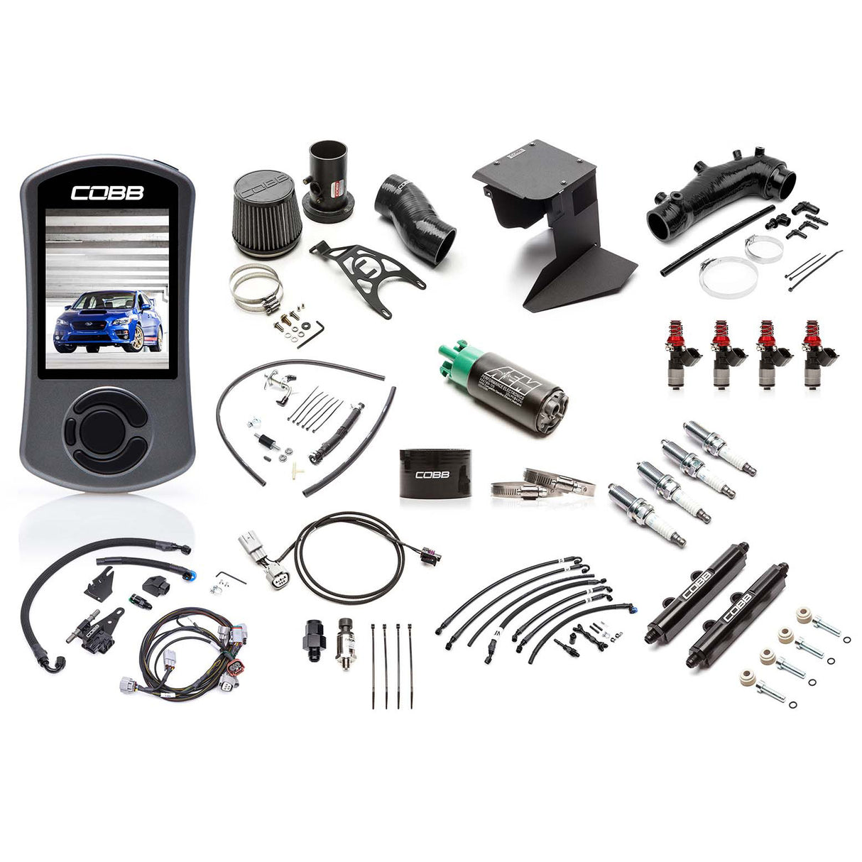 COBB NexGen Stage 2+ Flex Fuel Power Package Black Subaru 2015-2018 STI | SUB004NG2S1FF-BK