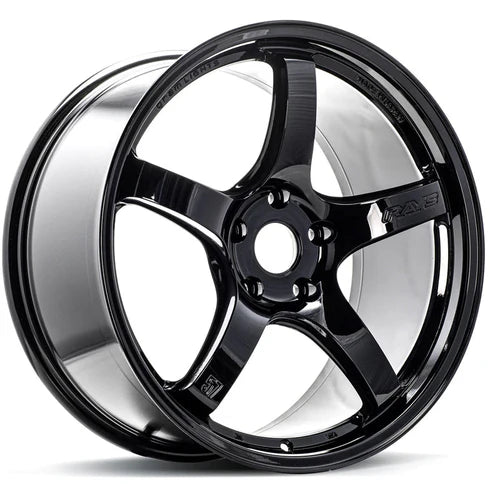 Gram Lights 57CR 18x9.5 5x100 38mm Offset Glossy Black Wheel | WGCRX38DGX