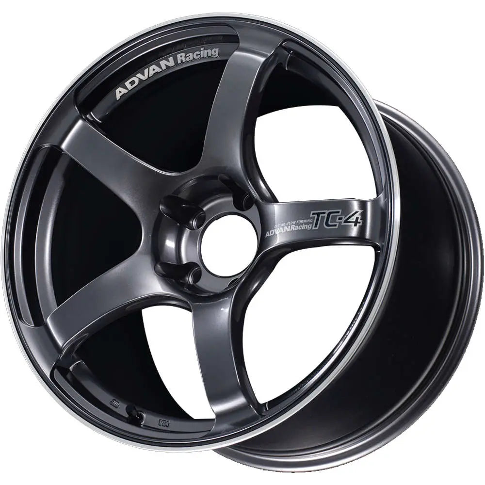 Advan TC4 18x9.5 5x114.3 35mm Offset 73mm Bore Racing Gunmetallic and Ring Wheel | YAD8J35EGMR