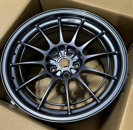 Enkei NT03+M 18x9.5 5x114.3 27mm Offset 72.6mm Bore Gunmetal Wheel | 3658956527GM