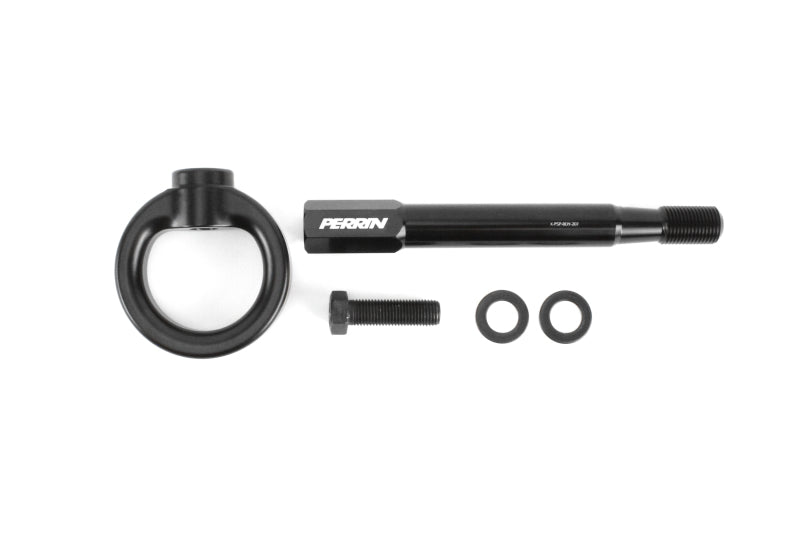 Perrin Front Tow Hook Black (PSP-BDY-237BK) | Subaru WRX 2022-2025 / Crosstrek 2018-2023 / Forester XT 2014-2018 / Forester 2014-2025