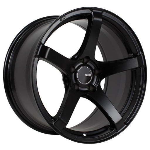 Enkei Kojin 18x8.5 5x114.3 35mm Offset 72.6mm Bore Matte Black Wheel | 476-885-6535BK