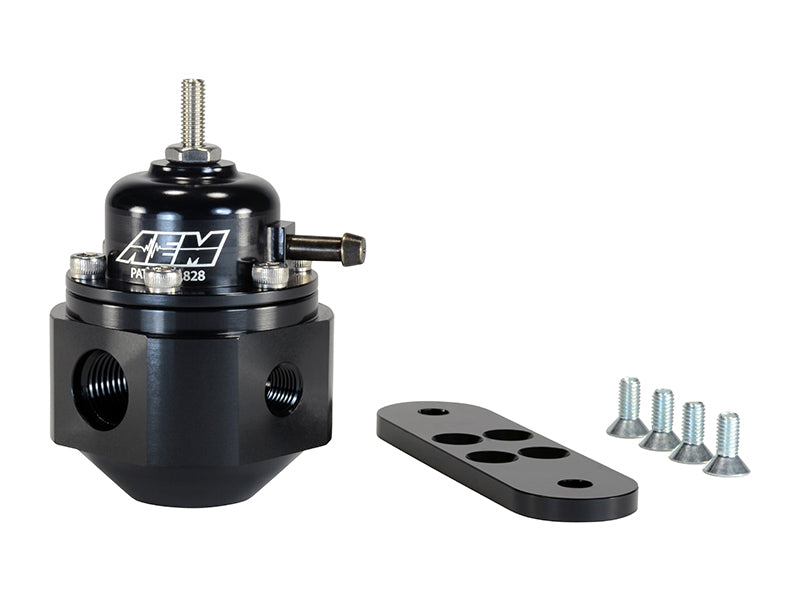 AEM Adjustable Fuel Pressure Regulator Black (25-302BK)
