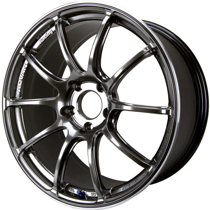 Advan RZII 18x9.5 5x114.3 45mm Offset 73mm Bore Racing Hyper Black Wheel | YAZ8J45EHB