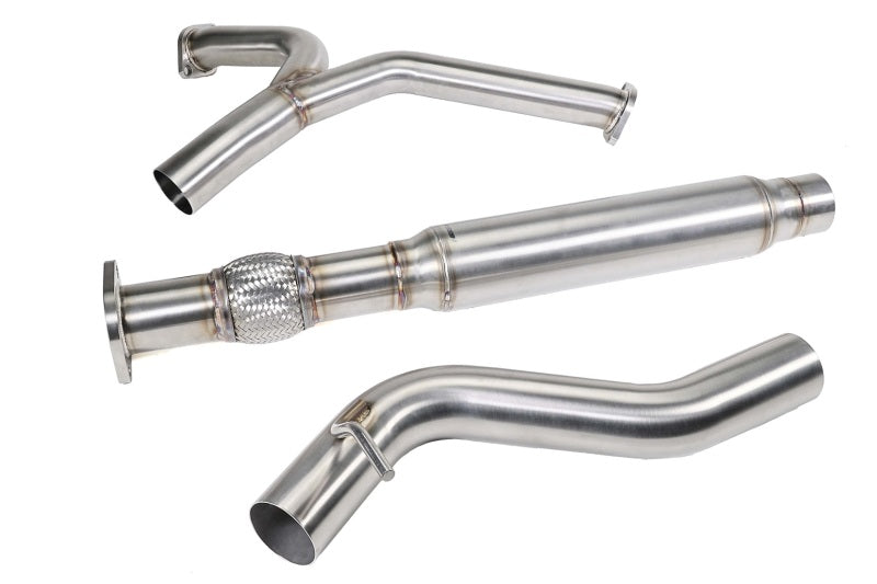 PERRIN 22-25 Subaru WRX Stainless Steel Midpipe w/Resonator 3in. (Fits OEM/Aftermarket Mufflers)