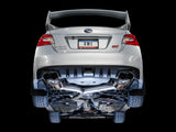 AWE Touring Edition Cat Back Exhaust Diamond Black Tips (SEDAN) Subaru 2011-2014 WRX / 2011-2021 STI | 3015-43108