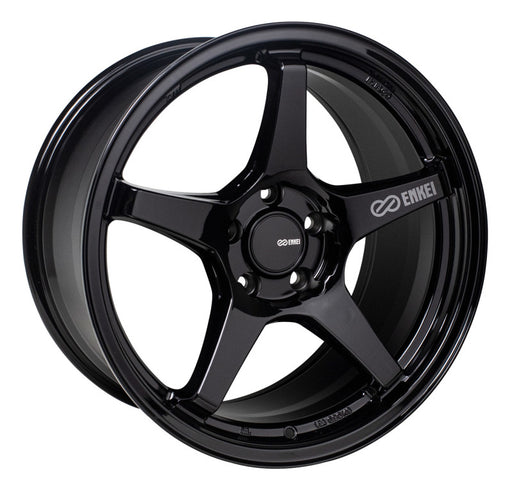 Enkei TS-5 17x8 5x100 45mm Offset 72.6mm Bore Gloss Black | 521-780-8045BK