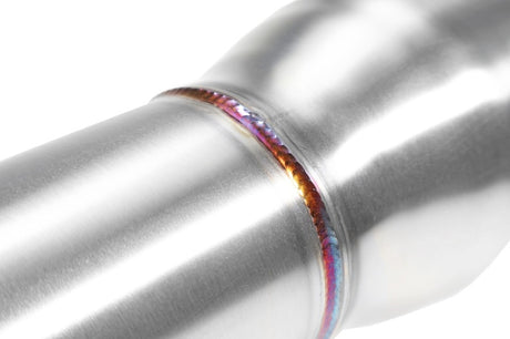 Perrin Axle Back Exhaust Dual Exit Single Tip Stainless Steel (PSP-EXT-341BR) | Subaru WRX 2015-2025 / STI 2015-2021