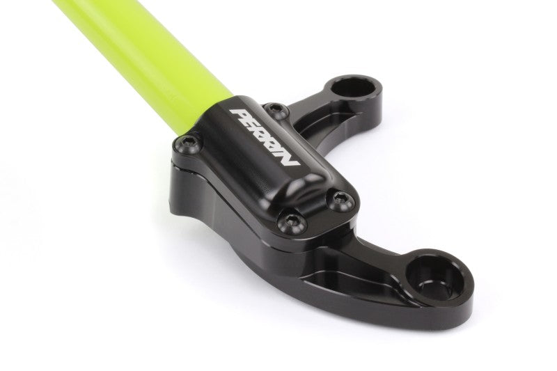 Perrin Front Strut Tower Bar Neon Yellow (PSP-SUS-052NY) | Subaru WRX 2002-2007 / STI 2004-2007 / Forester XT 2004-2008