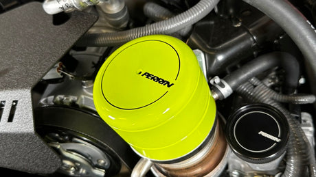 Perrin Oil Filter Cover Neon Yellow (PSP-ENG-716NY) | Subaru WRX 2015-2025 / BRZ 2013-2025 / Scion FR-S 2013-2016 / Toyota GT86 2017-2021 / GR86 2022-2025