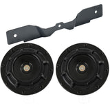 JNA Performance Horn Mounting Bracket w/ Black Horns Subaru 2002-2014 WRX / 2004-2014 STI