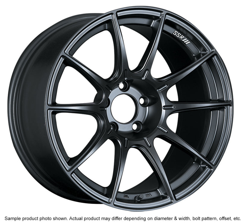 SSR GTX01 18x9.5 5x114.3 22mm Offset Flat Black Wheel | XA18950+2205GMB