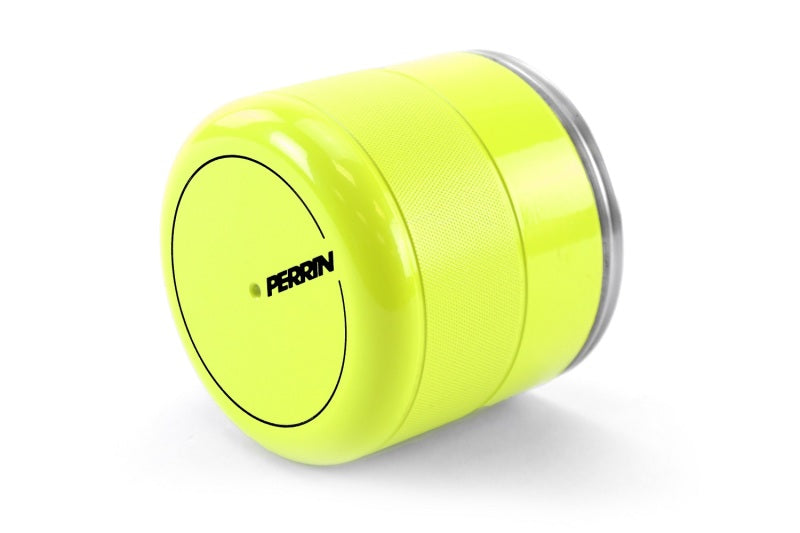 Perrin Oil Filter Cover Neon Yellow (PSP-ENG-716NY) | Subaru WRX 2015-2025 / BRZ 2013-2025 / Scion FR-S 2013-2016 / Toyota GT86 2017-2021 / GR86 2022-2025