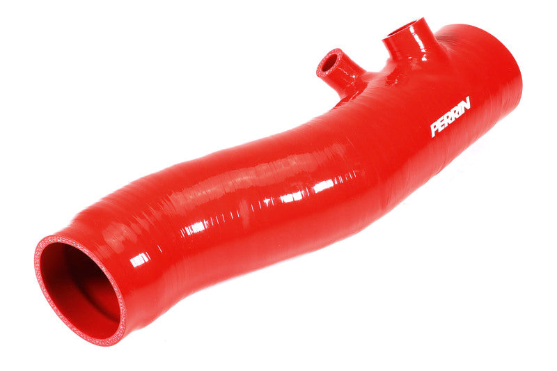 Perrin Turbo Inlet Hose With Nozzle Red V1 Fitment (PSP-INT-425RD) | Subaru WRX 2022-2024