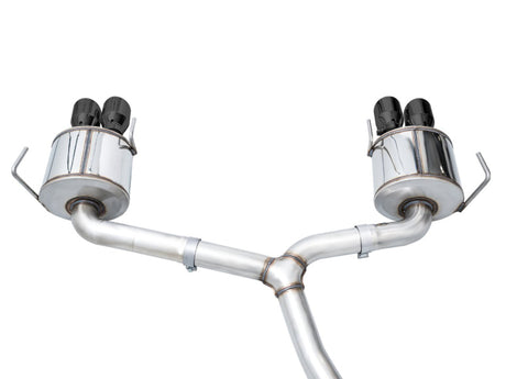 AWE Touring Edition Cat Back Exhaust Diamond Black Tips (3015-43979) | Subaru WRX 2022-2025