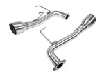 Perrin Axle Back Exhaust Dual Exit Single Tip Stainless Steel (PSP-EXT-341BR) | Subaru WRX 2015-2025 / STI 2015-2021