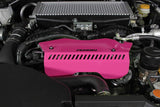 Perrin Pulley Cover Hyper Pink (PSP-ENG-153HP) | Subaru WRX 2022-2025