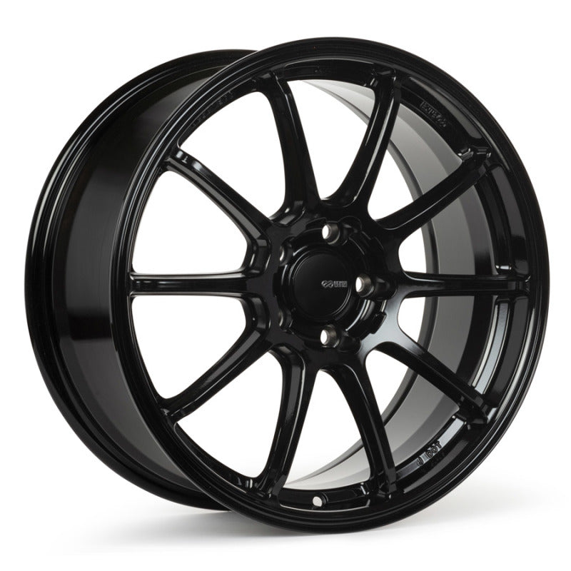 Enkei TRIUMPH 18x8.5 5x114.3 38mm Offset 72.6mm Bore Gloss Black Wheel | 543-885-6538BK