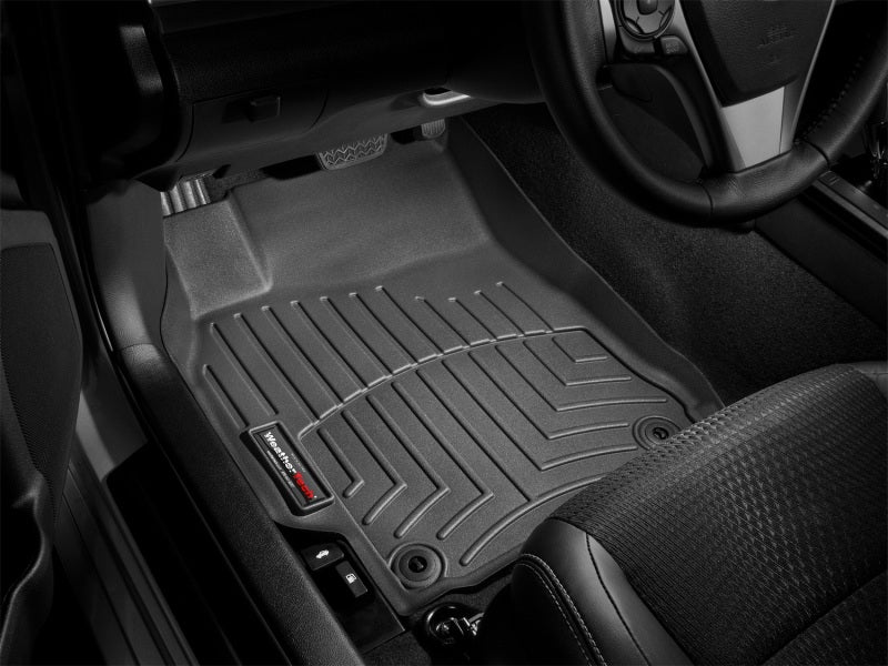 WeatherTech Front And Rear FloorLiner Black Subaru 2013-2021 BRZ / 2013-2016 FR-S / 2017-2021 86 | 44482-1-2