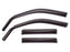 WeatherTech Front and Rear Side Window Deflectors Dark Smoke Subaru 2008-2014 WRX / 2008-2014 STI | 82472