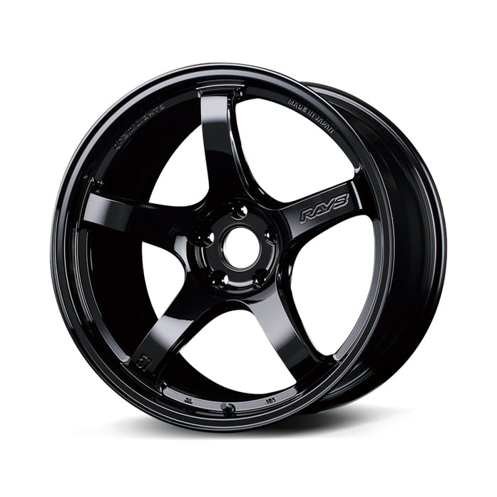 Gram Lights 57CR 18x9.5 5x114.3 38mm Offset Gloss Black Wheel | WGCRX38EGX