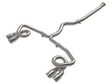 aFe Power Takeda Stainless Steel Cat Back Silver Tips (49-36809-P) | Subaru WRX 2022-2025
