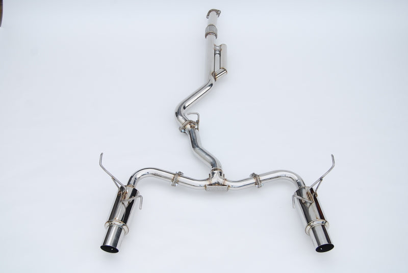 Invidia N1 Dual Exit Cat Back Exhaust w/ Polished Tips Subaru 2022-2024 WRX | HS22WRXGTP