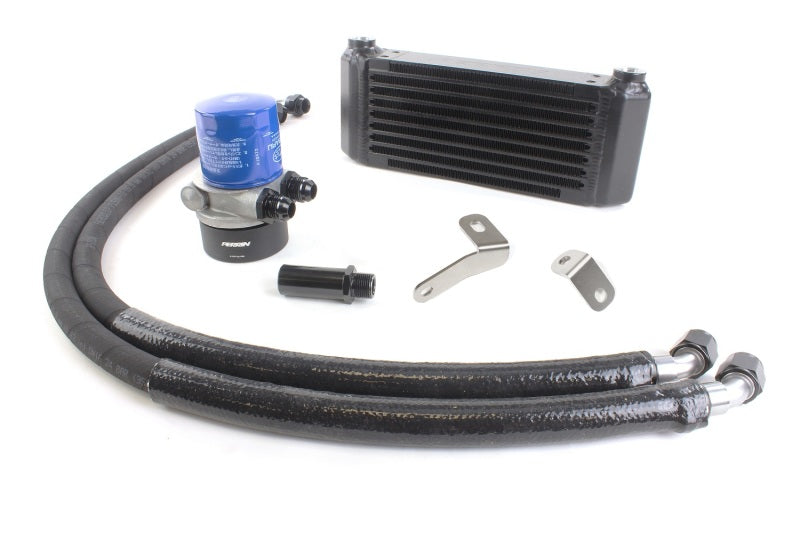 Perrin Engine Oil Cooler Full Kit Manual Front Mounted Black (PSP-OIL-115) | Subaru WRX 2022-2025