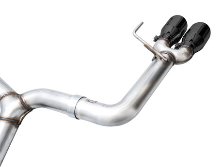 AWE Track Edition Cat Back Exhaust Diamond Black Tips (3020-43979) | Subaru WRX 2022-2025