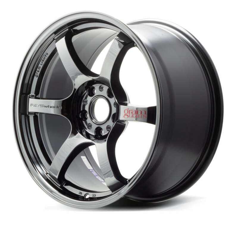 Gram Lights 57DR 18X9.5 5x114.3 38mm Offset Racing Black Chrome Wheel | WGIX38E7