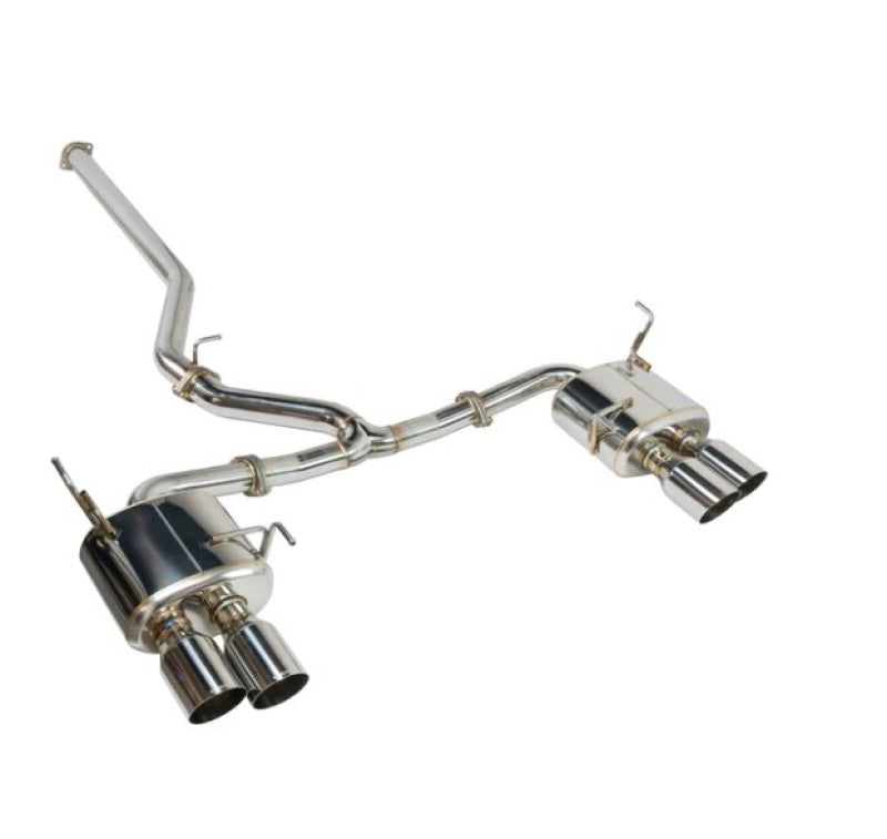 Remark Sports Touring Non Resonated Cat Back w/ 4 Inch Stainless Tips Subaru 2022-2024 WRX | RK-C4076S-02