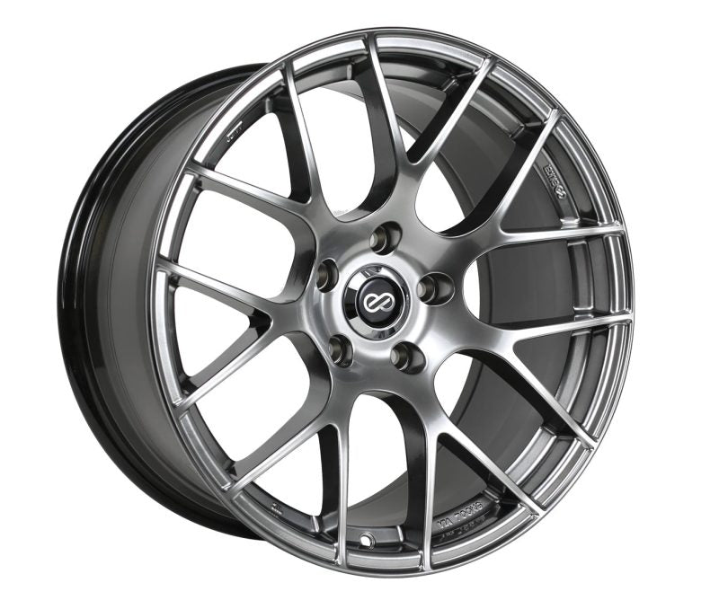 Enkei Raijin 18x8 5x100 35mm Offset 72.6mm Bore Hyper Silver Wheel | 467-880-8035HS