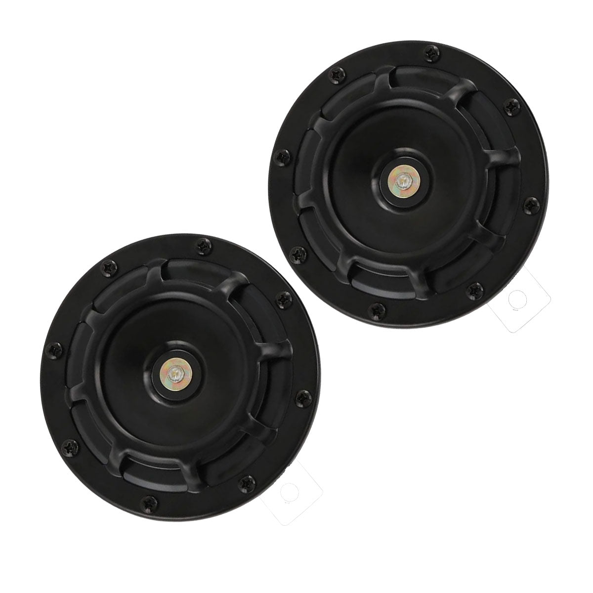 JNA Performance Horn Mounting Bracket w/ Black Horns Subaru 2002-2014 WRX / 2004-2014 STI