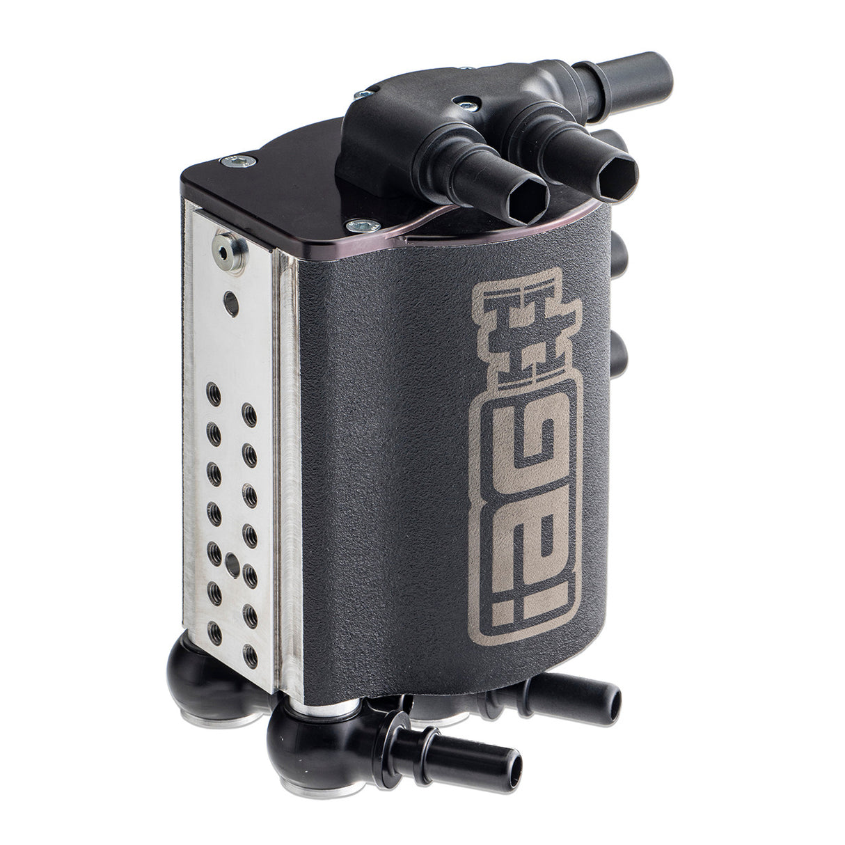 IAG Air Oil Separator AOS Black (IAG-ENG-7186BK) | Subaru WRX 2008-2014 / STI 2008-2021 / Forester XT 2009-2013 / Legacy GT 2005-2009 / Outback XT 2005-2009