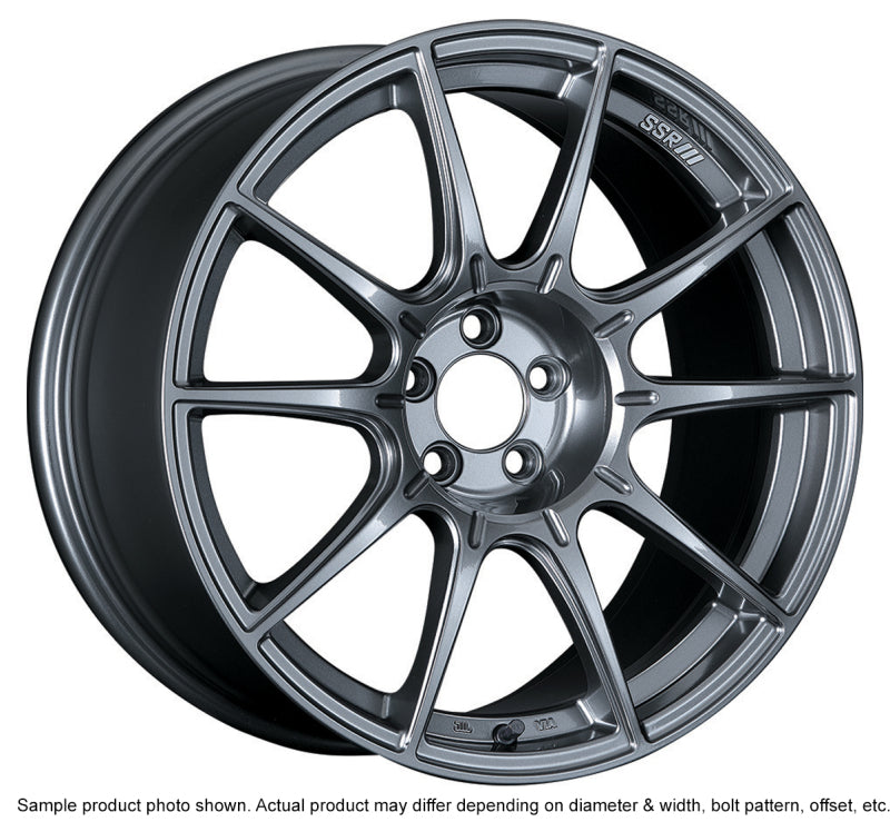 SSR GTX01 18x9.5 5x114.3 40mm Offset Dark Silver Wheel | xa18950+4005gdk