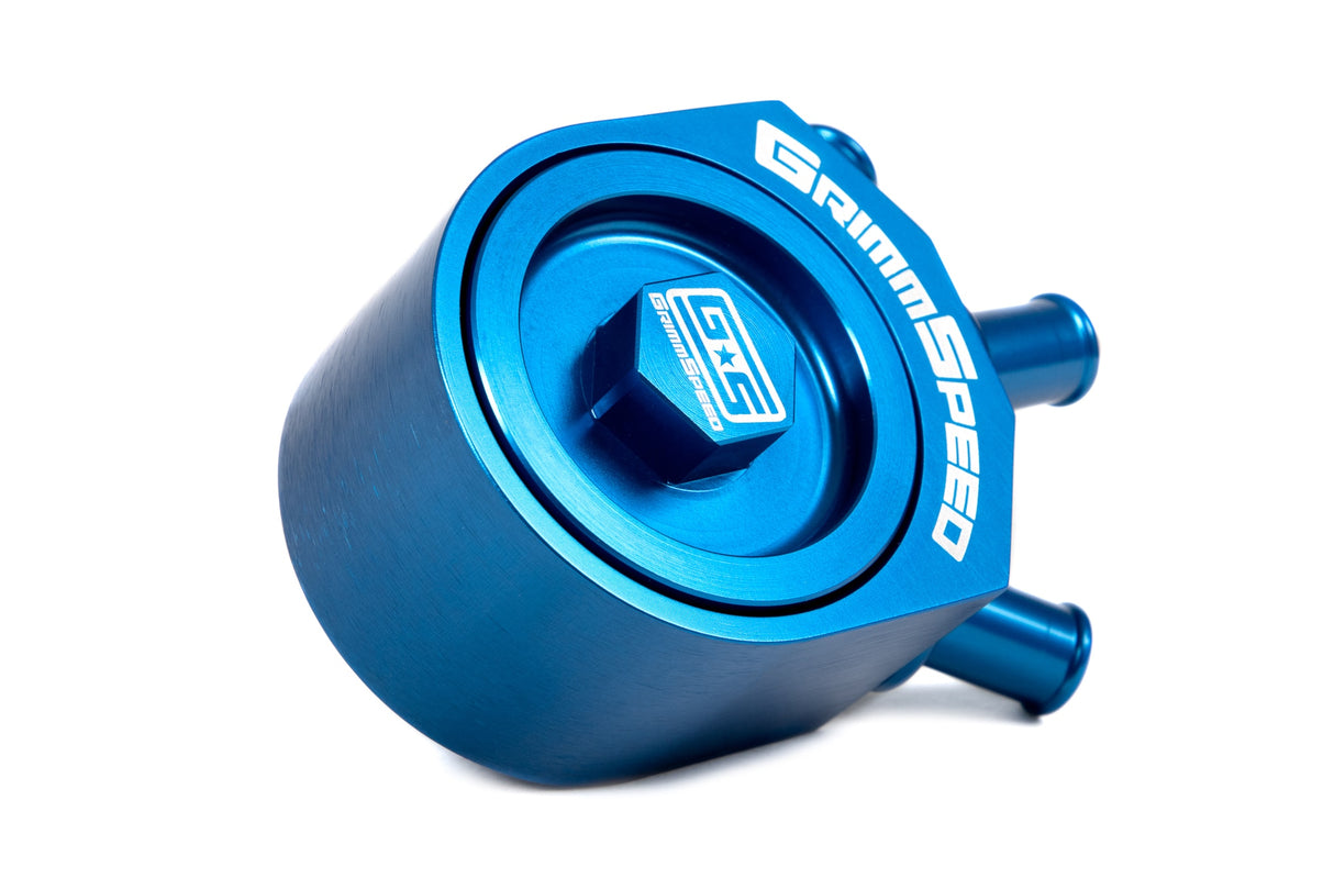 GrimmSpeed Air/Oil Separator Blue Subaru 2008-2014 WRX