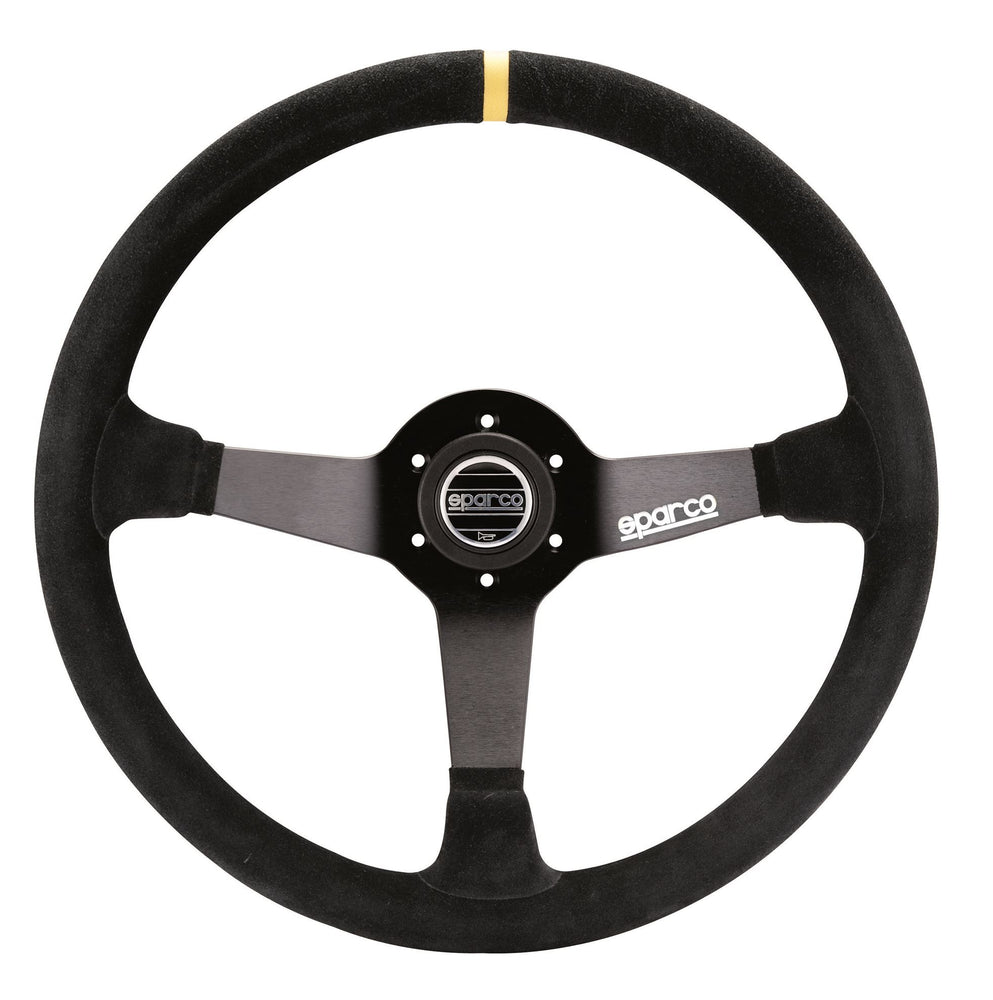 Sparco 380mm Steering Wheel R 368 Competition Black w/ Suede Universal