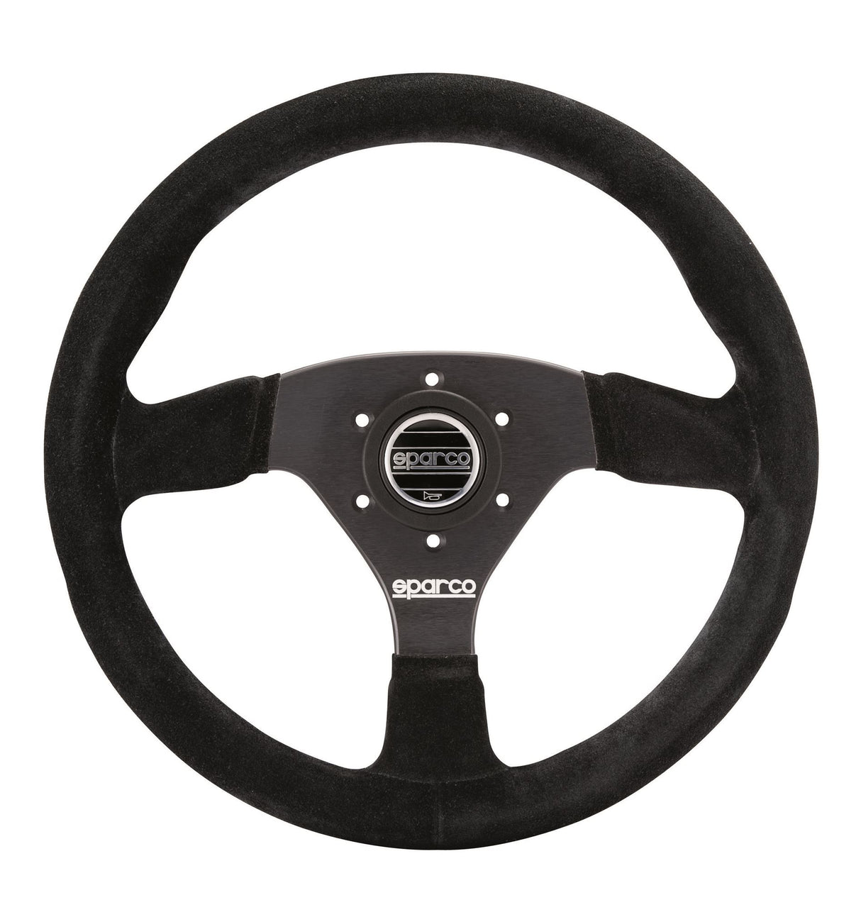 Sparco 330mm Steering Wheel R 383 Competition Black w/ Suede | 015R383PSN