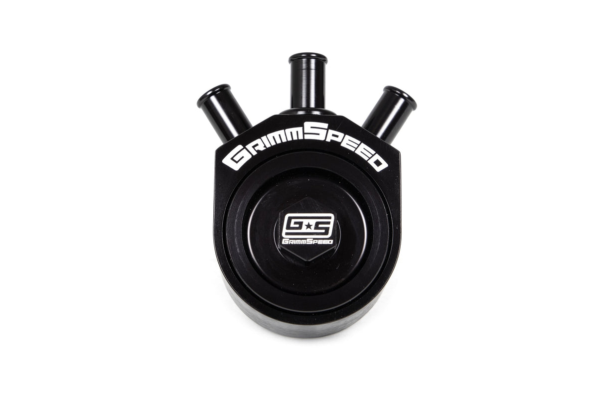 GrimmSpeed Air/Oil Separator Black Subaru 2002-2007 WRX / 2004-2020 STI