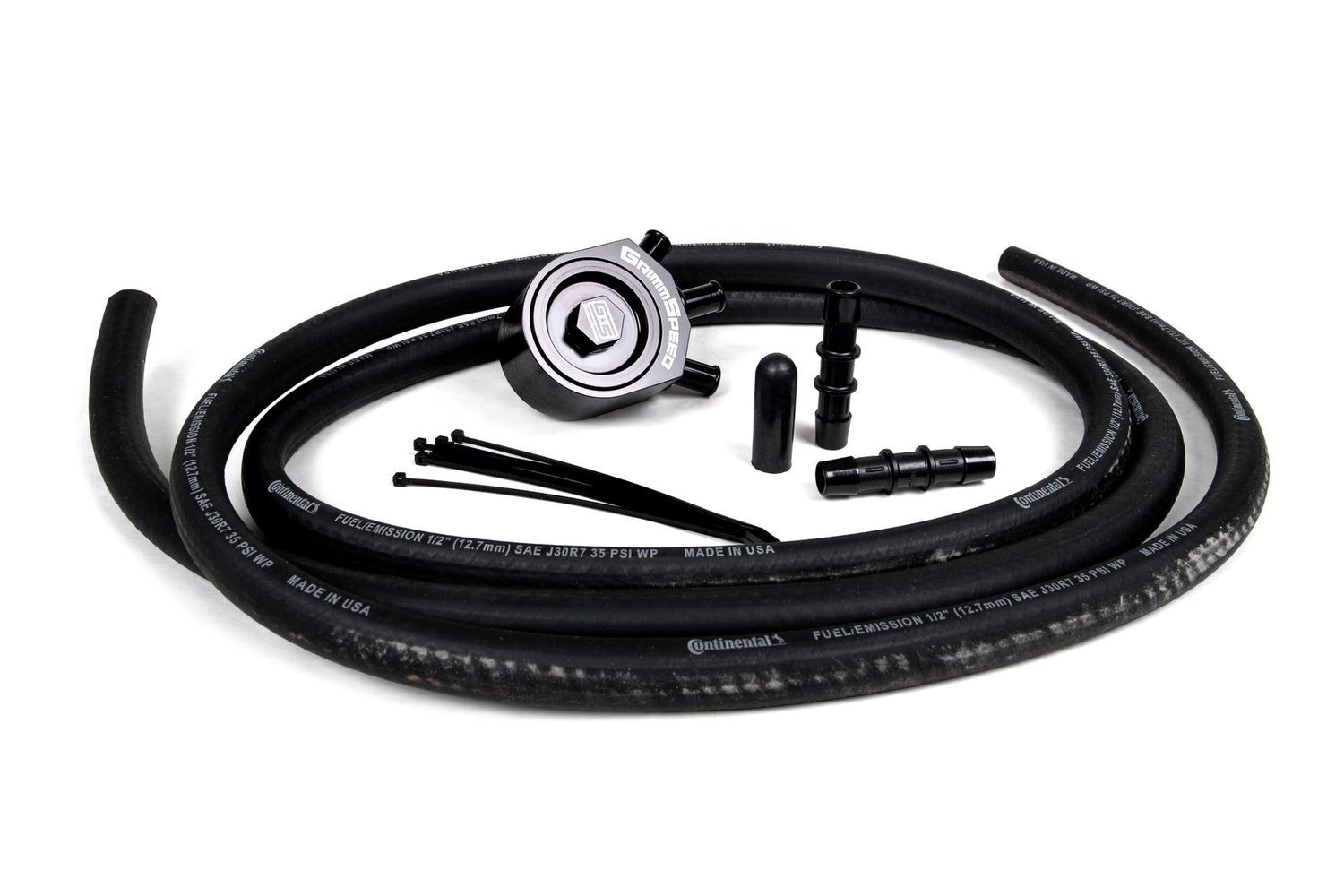 GrimmSpeed Air/Oil Separator Black Subaru 2008-2014 WRX